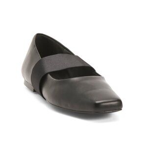 WEWOREWHAT Black Strap Ballet Flats